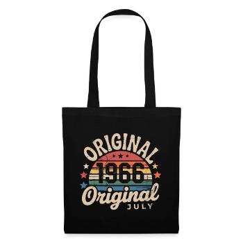 Original Juillet 1966 Anniversaire Vintage Retro - Sac en tissu - noir - Devant