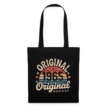 Original Août 1965 Vintage Anniversaire 1965 - Sac en tissu - noir - Devant