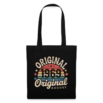 Original Août 1969 Vintage Anniversaire 1969 - Sac en tissu - noir - Devant