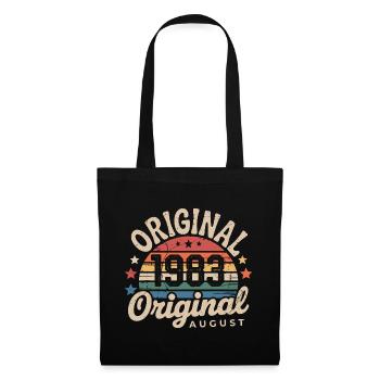 Original August 1983 Vintage Anniversary 1983 - Tote Bag - black - Front