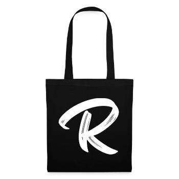 R - Stoffbeutel - Schwarz - Vorne