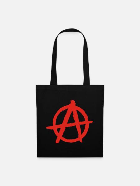 anarchy - Stoffbeutel - Schwarz