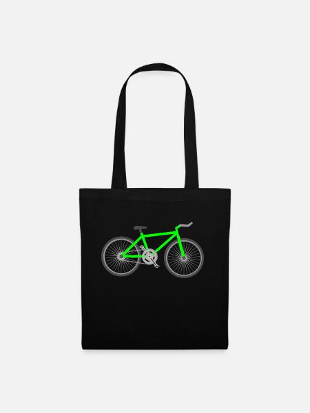 Fixie Fahrrad - Stoffbeutel - Schwarz