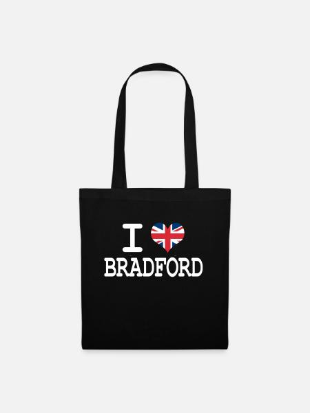 i love Bradford - Tote Bag - black