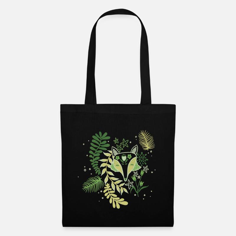 green fox - Tote Bag - black