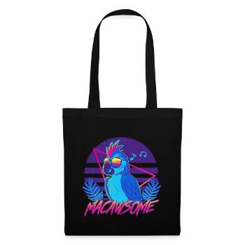 Macawsome - Sac en tissu - noir - Devant