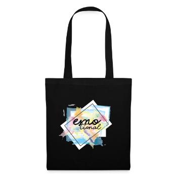monde émotionnellement émotionnel - Sac en tissu - noir - Devant