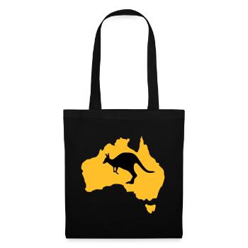 Australie - Sac en tissu - noir - Devant