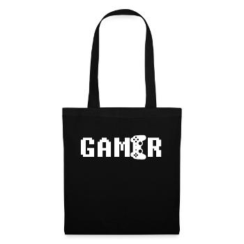 gamer - Tote Bag - black - Front