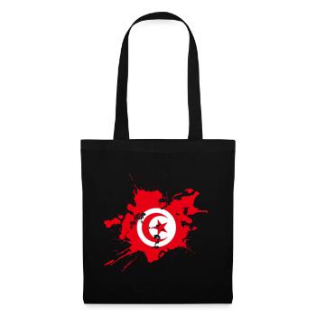 Tunisie - Sac en tissu - noir - Devant