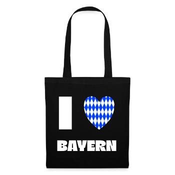 Bayern Grantler Gaudi I love bayern. - Tote Bag - black - Front
