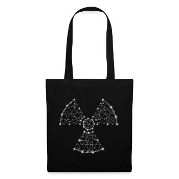 Symbol für Strahlung Radiologie Radio-Manip - Stoffbeutel - Schwarz - Vorne