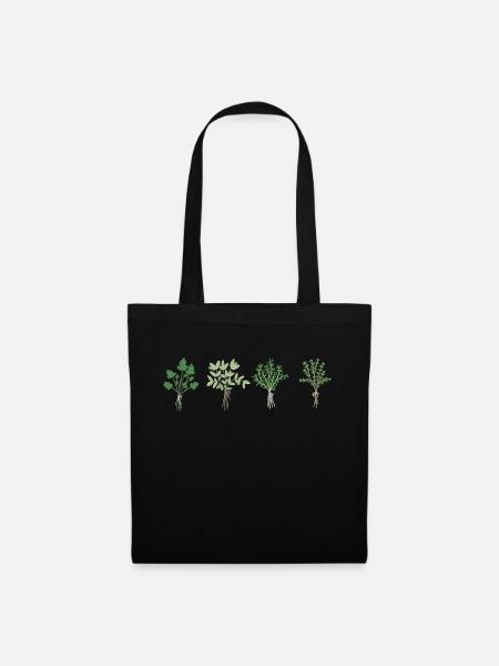 Parsley, sage, rosemary and thyme - Tote Bag - black