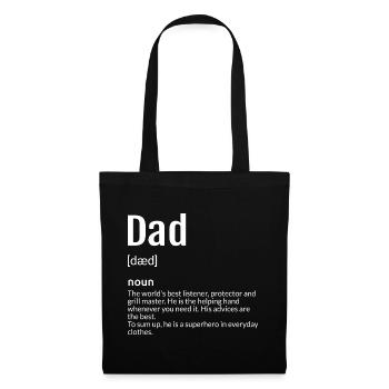 Dad Definition - Tote Bag - black - Front