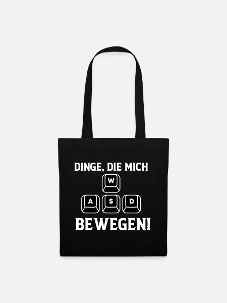 Dinge die mich bewegen - Stoffbeutel - Schwarz
