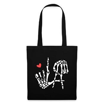 J’aime Los Angeles Skeleton Hands Destination USA - Sac en tissu - noir - Devant