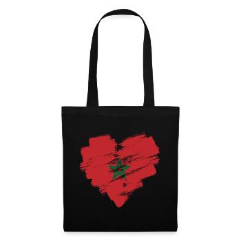 Maroc - Sac en tissu - noir - Devant