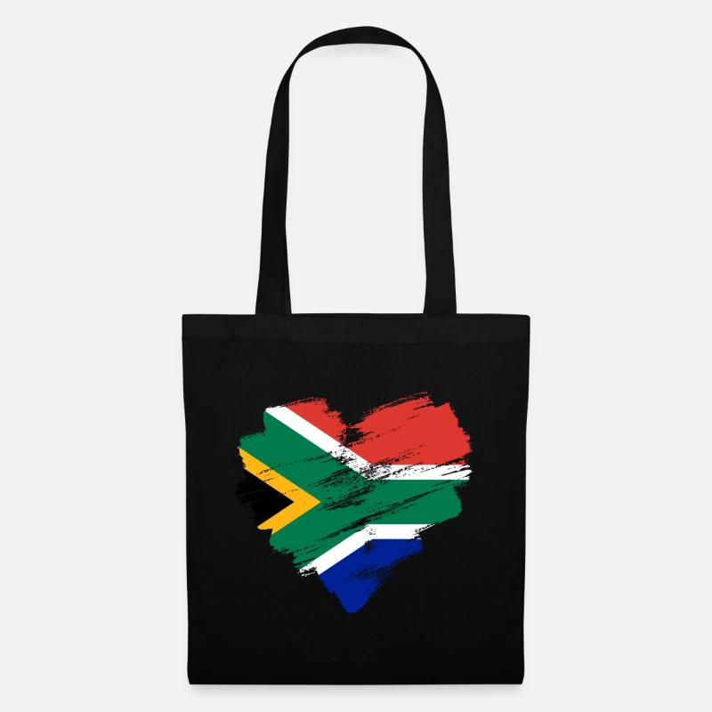 Südafrika - Stoffbeutel - Schwarz