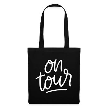 On Tour Saying Camping - Tote Bag - black - Front