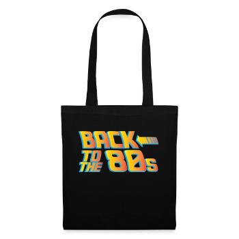 retour aux années 80 - Sac en tissu - noir - Devant