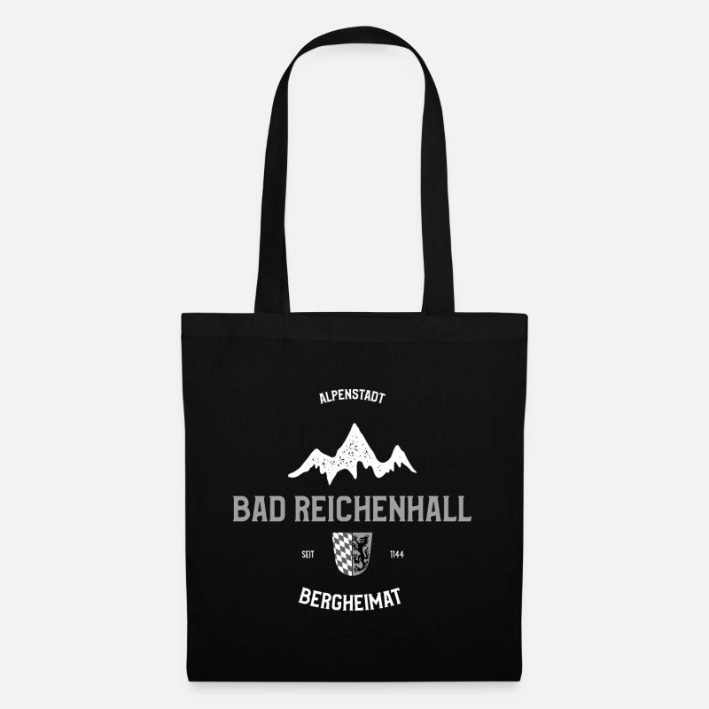 Bad Reichenhall - Bergheimat - Stoffbeutel - Schwarz