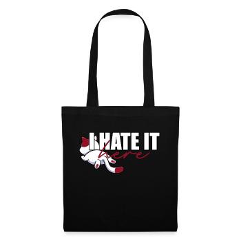 I hate it here - cat - Tote Bag - black - Front
