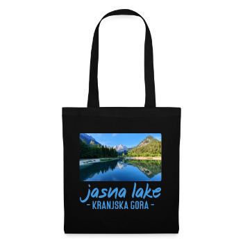 Jasna Lake Kranjska Gora Slowenien - Stoffbeutel - Schwarz - Vorne