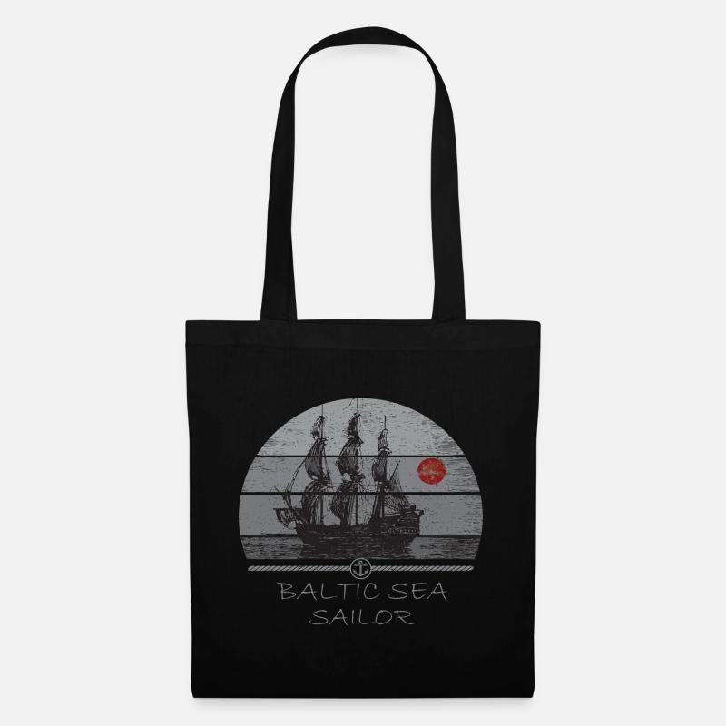 DarssCoast - Baltic Sea Sailor - Stoffbeutel - Schwarz
