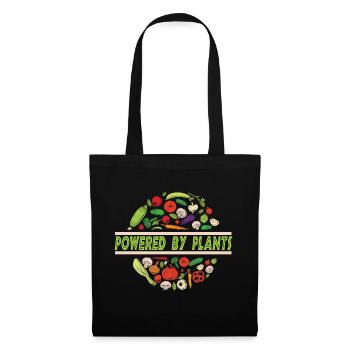 Vegan Vegetarian Saying Sayings Gift Idea - Tote Bag - black - Front