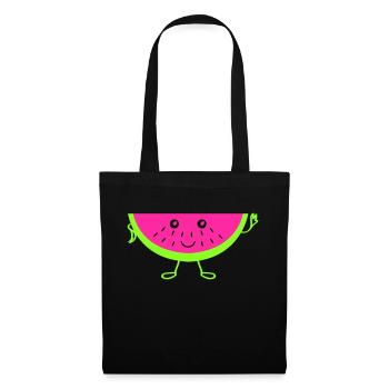 Melon - Sac en tissu - noir - Devant