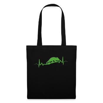 Chameleon Heartbeat Gift Pets - Tote Bag - black - Front