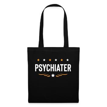 Psychiater Beruf - Stoffbeutel - Schwarz - Vorne