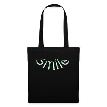 Smile White - Sac en tissu - noir - Devant