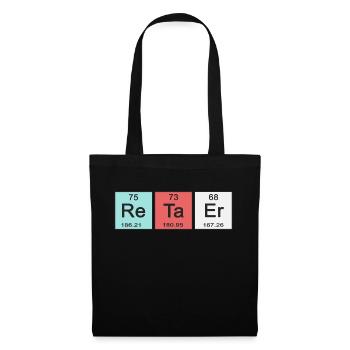 Recep Tayyip Erdogan periyodik cetvel - Tote Bag - black - Front