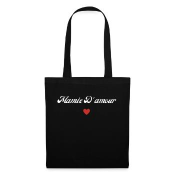 mamie d'amour - Sac en tissu - noir - Devant