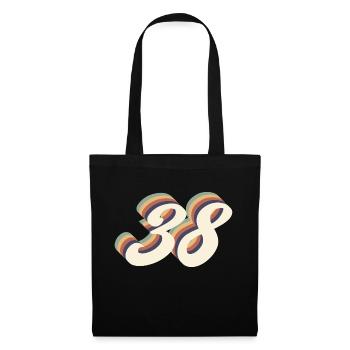 38th anniversary vintage - Tote Bag - black - Front