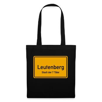 Leutenberg - Stoffbeutel - Schwarz - Vorne