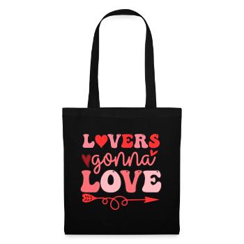 Lovers Gonna Love - Stoffbeutel - Schwarz - Vorne