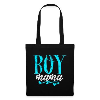 Boy Mama Vibes Wife Mom Boss one Loved mama - Stoffbeutel - Schwarz - Vorne