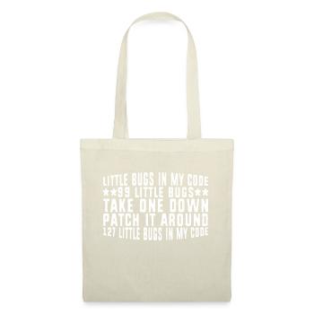 99 petits bugs dans mon code 8 - Sac en tissu - nature - Devant
