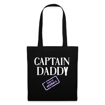 Captain Daddy Made in America - Tote Bag - black - Front
