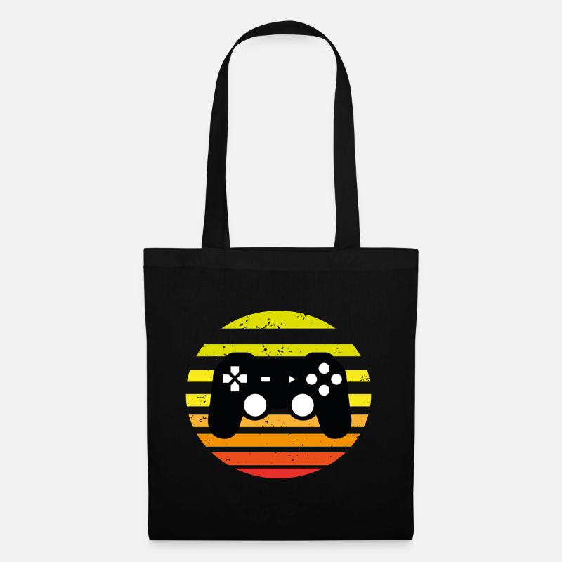 Retro Gaming - Tote Bag - black
