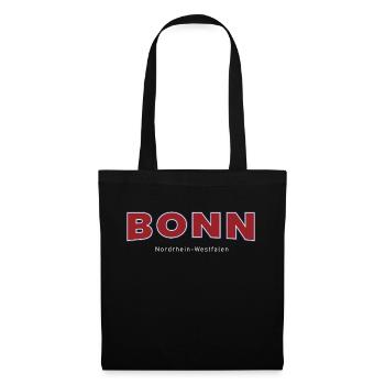 Bonn - Stoffbeutel - Schwarz - Vorne