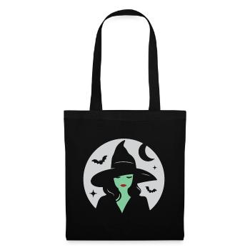 Green Witch, Halloween - Tote Bag - black - Front