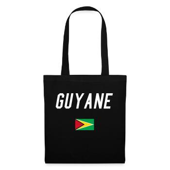 guyane - Sac en tissu - noir - Devant