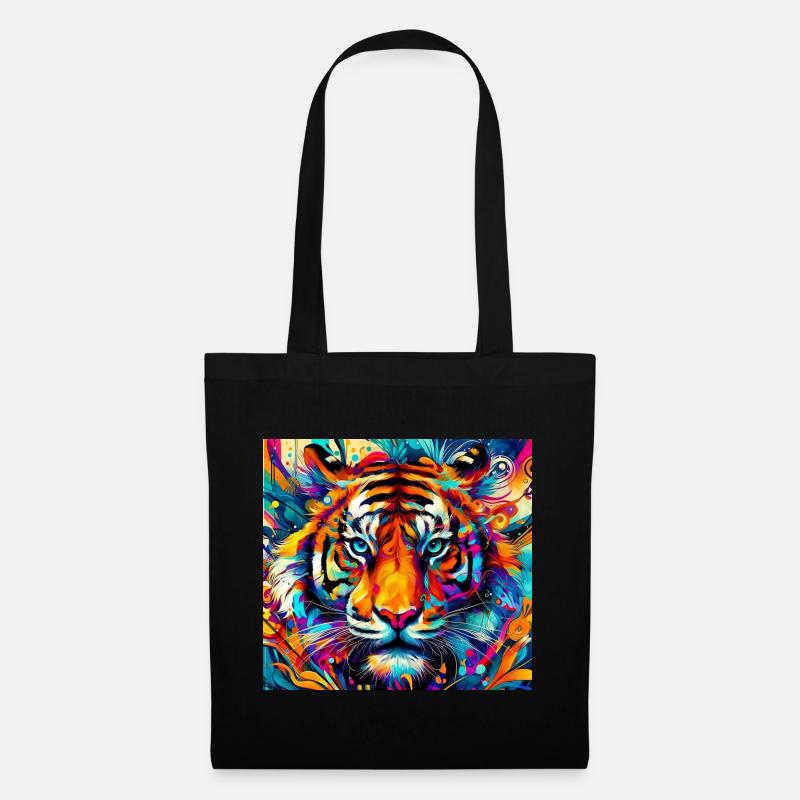 Tiger - Stoffbeutel - Schwarz