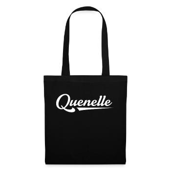 Quenelle - Sac en tissu - noir - Devant