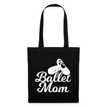 Maman de ballet - Sac en tissu - noir - Devant