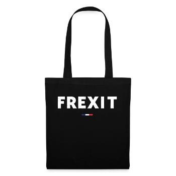 Frexit - Sac en tissu - noir - Devant