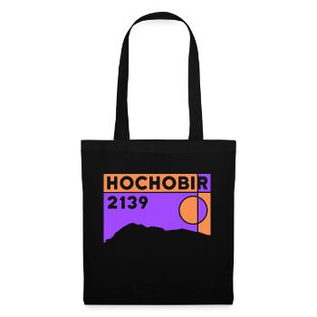 Hochobir Karawanken Wandern Wanderung Souvenir - Stoffbeutel - Schwarz - Vorne